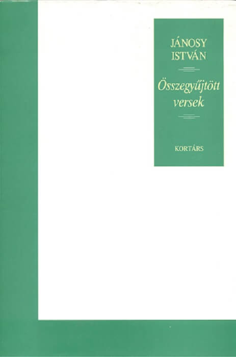 Jánosy István: Összegyűjtött versek